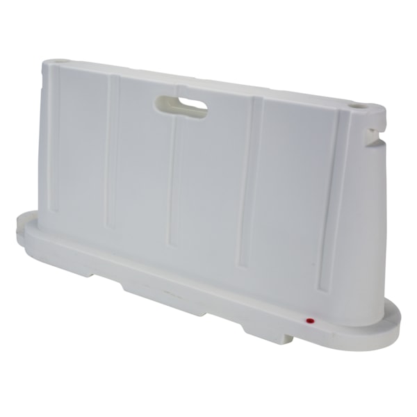 White Stackable Poly Barricade