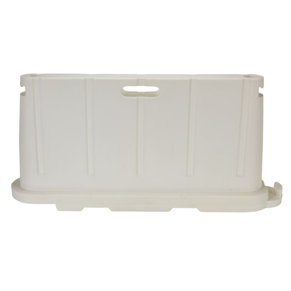 White Stackable Poly Barricade