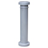 43.5" x 12" Decorative Aluminum Bollard thumbnail 1