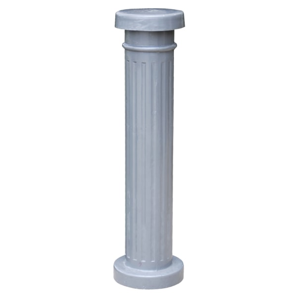 43.5" x 12" Decorative Aluminum Bollard