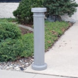 43.5" x 12" Decorative Aluminum Bollard thumbnail 3