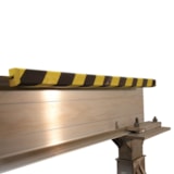 Polyurethane Foam Edge Guard 5/16 In. Slot Width Black / Yellow thumbnail 1