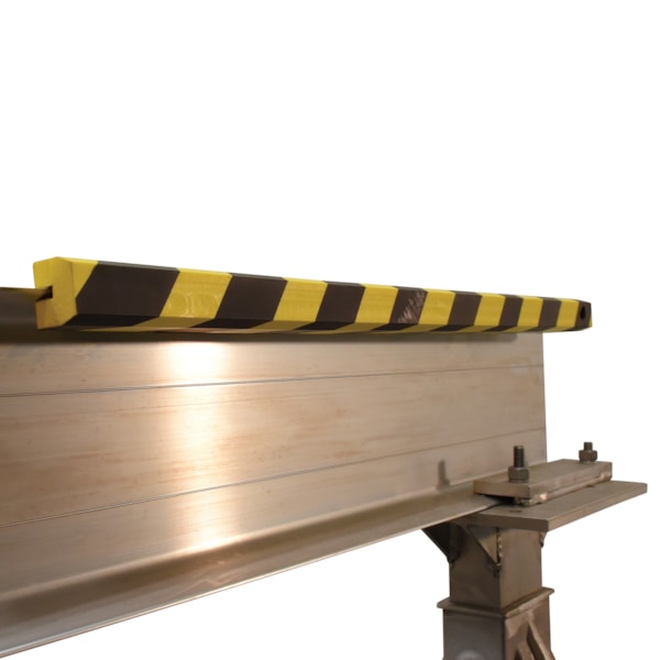 Polyurethane Foam Edge Guard 5/16 In. Slot Width Black / Yellow
