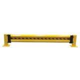 96" Yellow Drop In Guard Rail System thumbnail 3