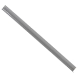 48"H Gray PVC Round Corner Guard , 3" Flange Width thumbnail 1