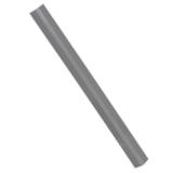 48"H Gray PVC Round Corner Guard , 3" Flange Width thumbnail 3