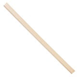 48"H Beige PVC Round Corner Guard , 3" Flange Width thumbnail 2