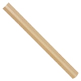 48"H Beige PVC Round Corner Guard , 3" Flange Width thumbnail 3