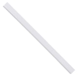 48" White PVC Round Corner Guard , 3" Flange Width thumbnail 1