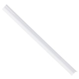 48" White PVC Round Corner Guard , 3" Flange Width thumbnail 2