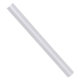 48" White PVC Round Corner Guard , 3" Flange Width thumbnail 3