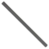 2" Gray PVC Corner Guard With Aluminum Insert thumbnail 1
