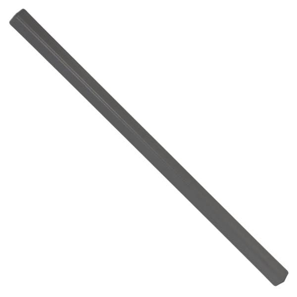 2" Gray PVC Corner Guard With Aluminum Insert