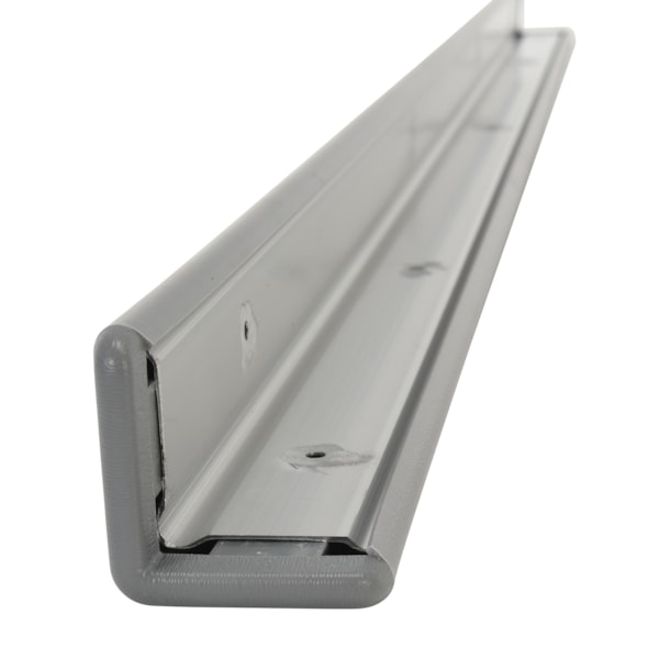 2" Gray PVC Corner Guard With Aluminum Insert