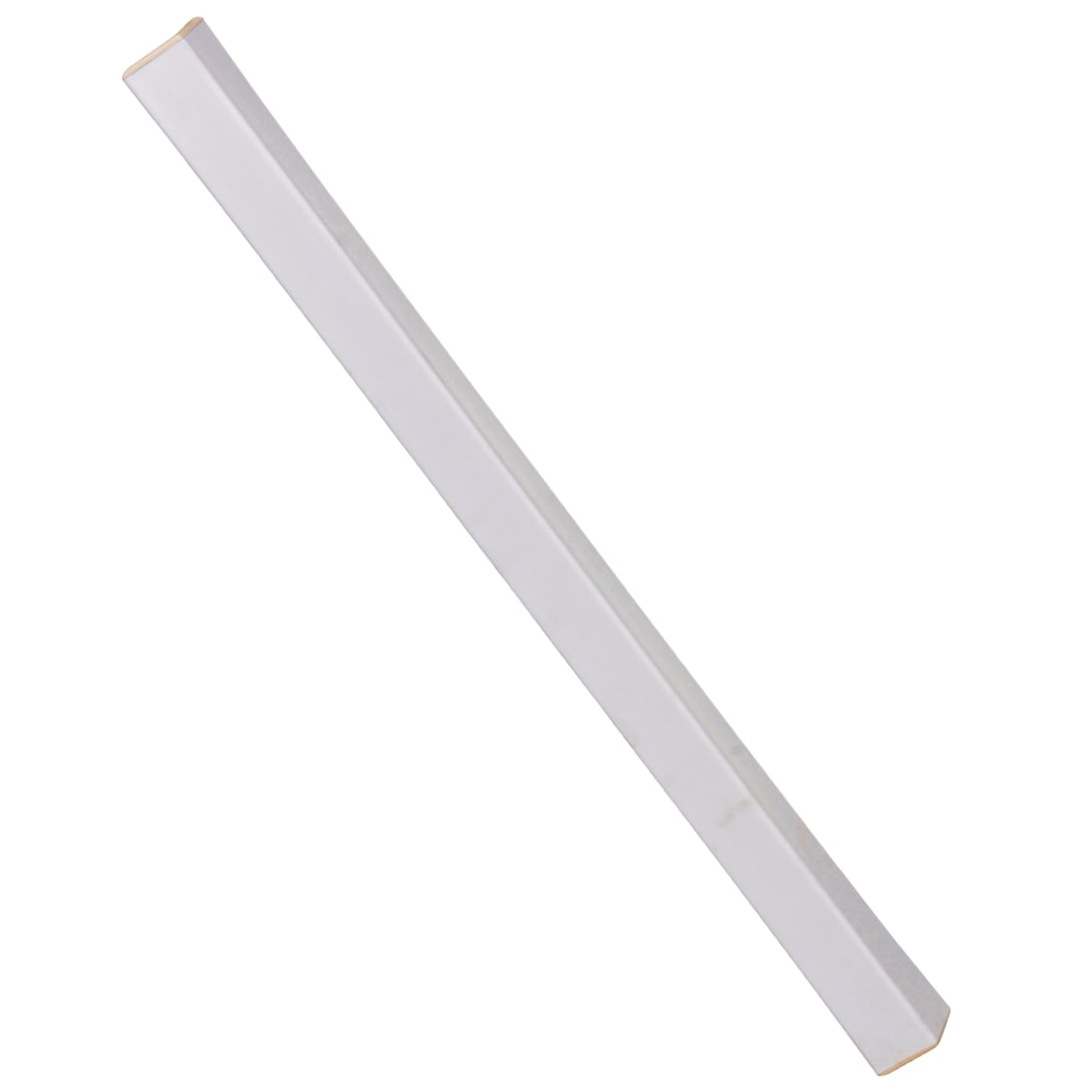 3" White PVC Corner Guard With Aluminum Insert