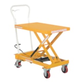 2-Speed 550 lb. Capacity Auto-Shift Hydraulic Elevating Table Lift Cart thumbnail 1
