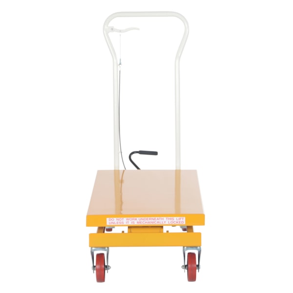 2-Speed 550 lb. Capacity Auto-Shift Hydraulic Elevating Table Lift Cart