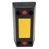 6" x 24" x 12" Rectangle Molded Rubber Bumper thumbnail 3