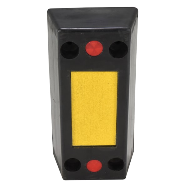 6" x 24" x 12" Rectangle Molded Rubber Bumper