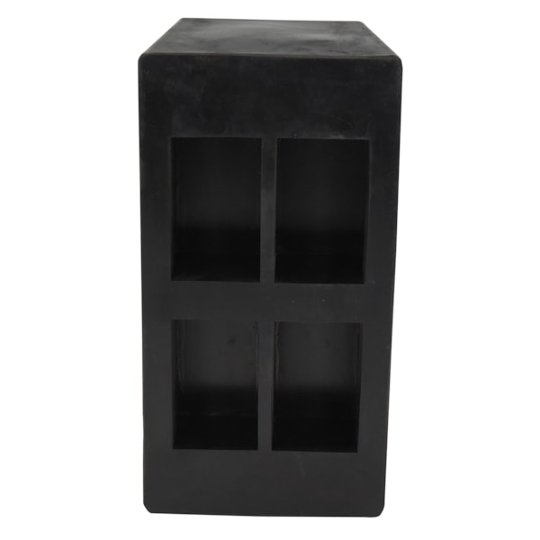 6" x 24" x 12" Rectangle Molded Rubber Bumper