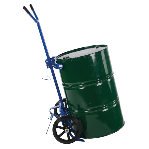 Mold-On-Rubber Barrel & Drum Truck, 800 Lb