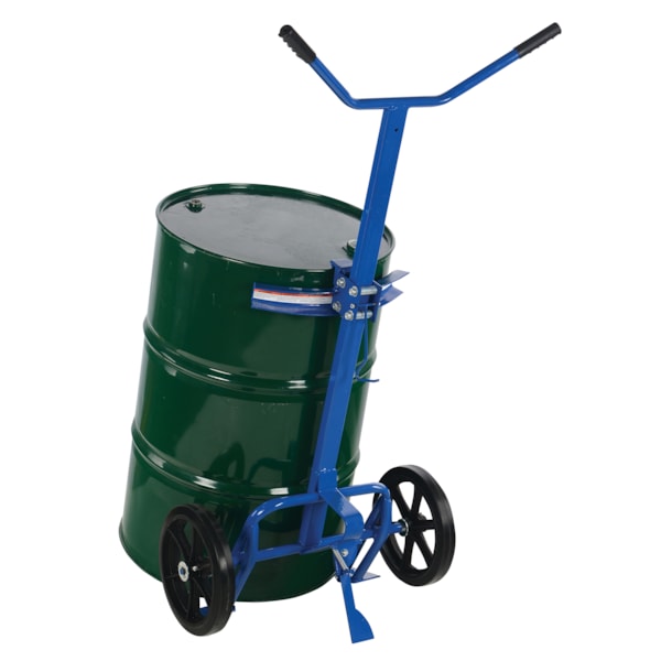 Mold-On-Rubber Barrel & Drum Truck, 800 Lb