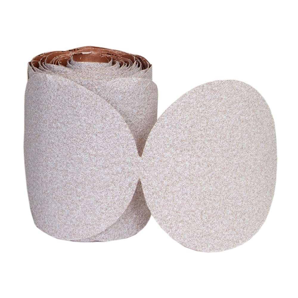 A275OP® 5" Coarse P80G Aluminum Oxide Abrasive Roll Paper PSA Discs 100/Roll