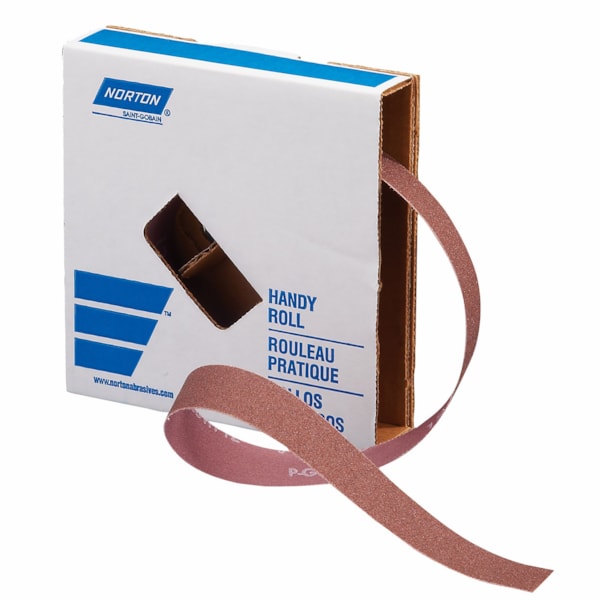 Metalite 1" x 10 yd. Medium P120 Grit Aluminum Oxide Abrasive Cloth Roll