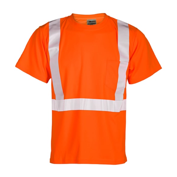 Class 2 Short Sleeve Hi-Vis Traffic Safety T-Shirt