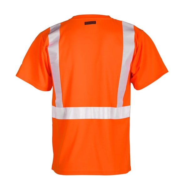 Class 2 Short Sleeve Hi-Vis Traffic Safety T-Shirt