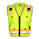 Class 2 Hi-Vis Professional Surveyor's Traffic Safety Vest thumbnail 2