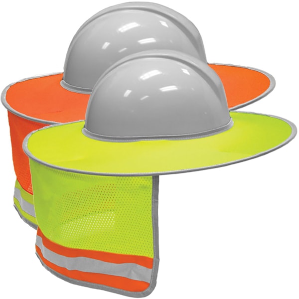 Hi-Vis Full Brim Hard Hat Sun Shield