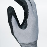 Touchscreen Reinforced Thumb Crotch Polyurethane Palm Coated HPPE Level A5 Cut Resistant Gloves thumbnail 2