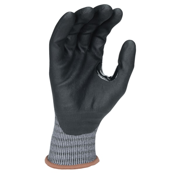 Touchscreen Reinforced Thumb Crotch Foam Nitrile Palm Coated HPPE Level A5 Cut Resistant Gloves