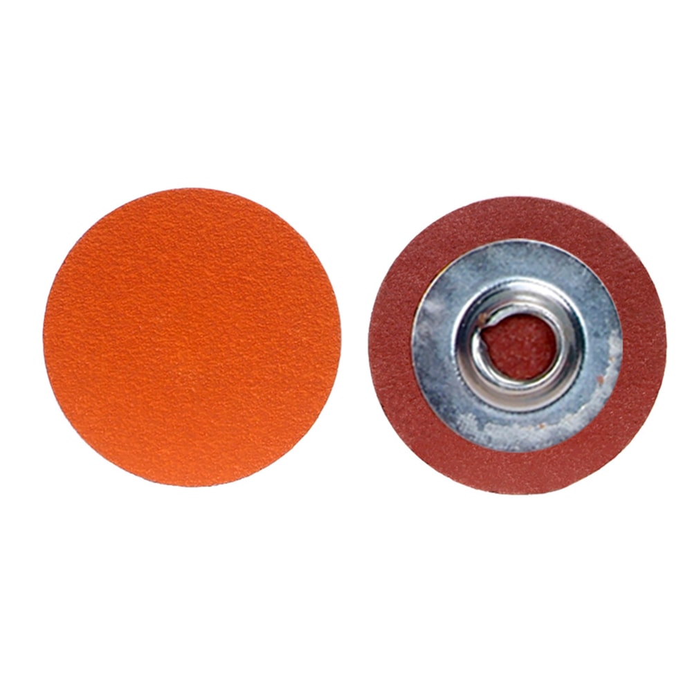 R980P 3" Extra Coarse 36G Ceramic Alumina Abrasive TS Type II Quick-Change Cloth Discs 25/Box