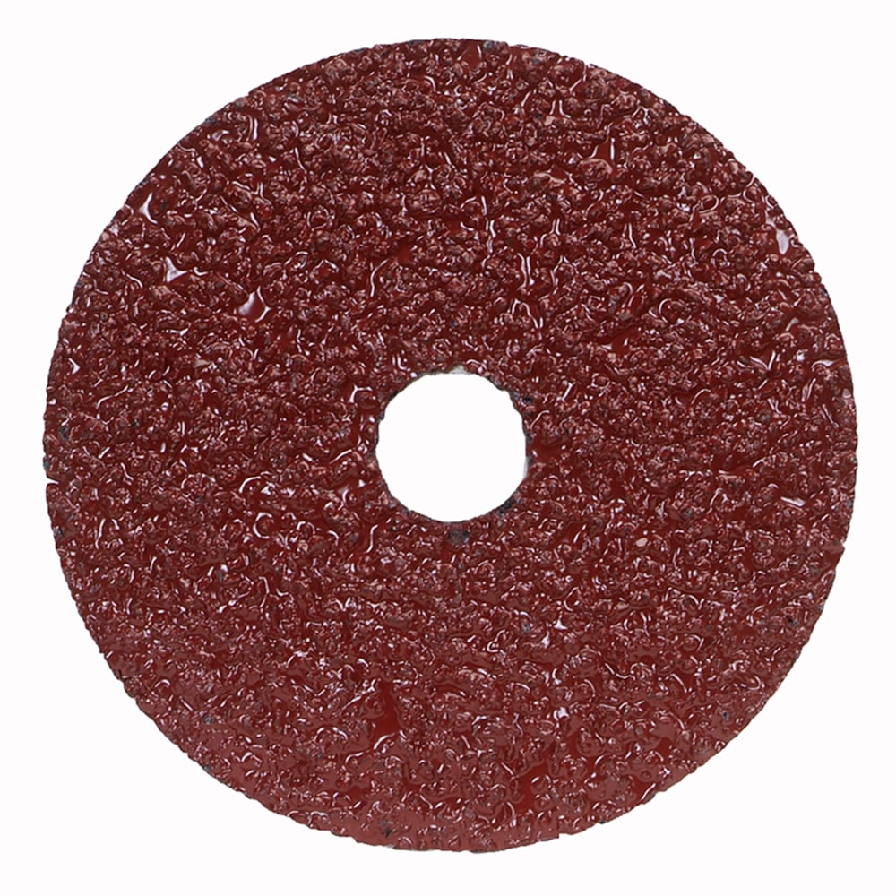 Metal 7" x 7/8" Arbor Hole Extra Coarse 24G Aluminum Oxide Abrasive Fiber Disc
