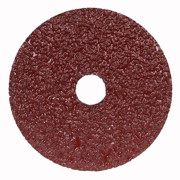 Metal 7" x 7/8" Arbor Hole Extra Coarse 24G Aluminum Oxide Abrasive Fiber Disc