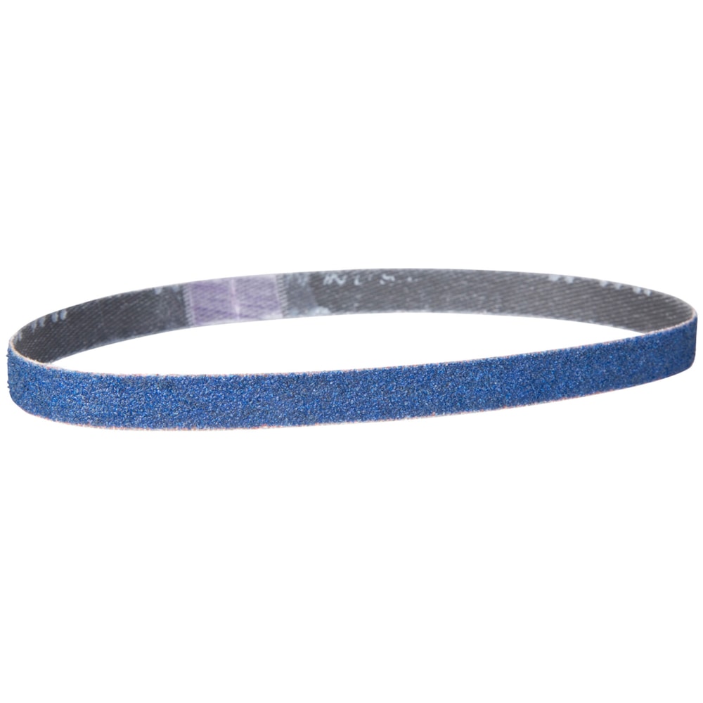 R823P 3/8"W x 13"L Coarse 60G Zirconia Alumina Abrasive Cloth File Belt