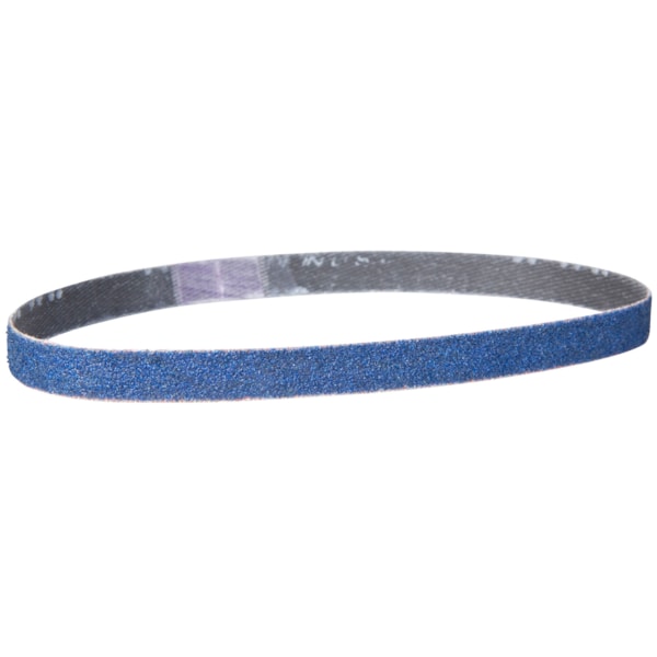 R823P 3/8"W x 13"L Coarse 60G Zirconia Alumina Abrasive Cloth File Belt