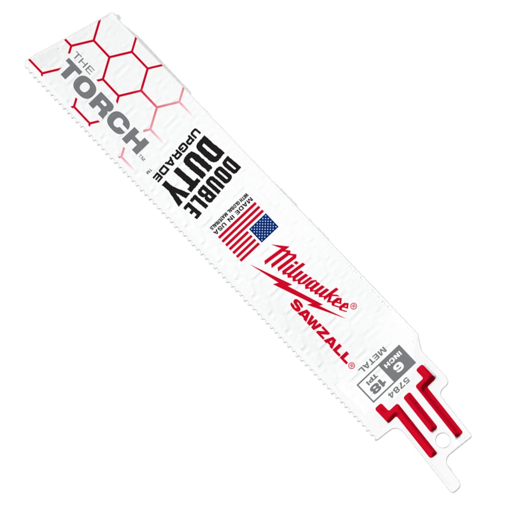 SAWZALL® Torch™ 6" 18TPI Rigid Conduit & Strut Demolition Saw Blades 5/Pack