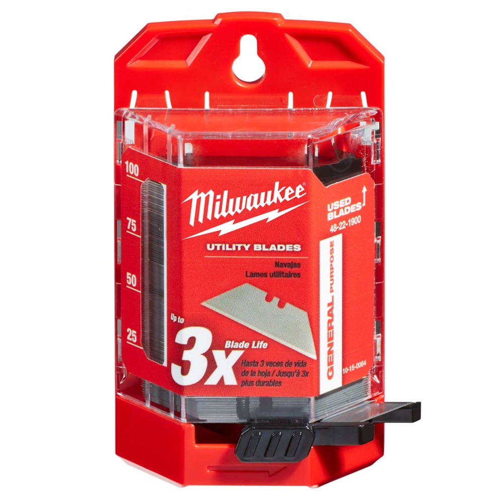 General Purpose Utility Knife Blades 100/Dispenser