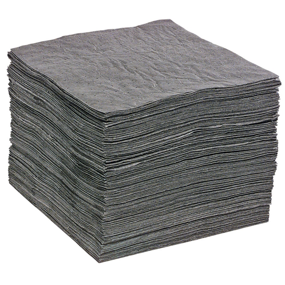 Commnder™ 15" x 19" Single Weight Universal Sorbent Pads 200/Bale & 28.1 gal. Capacity/Bale