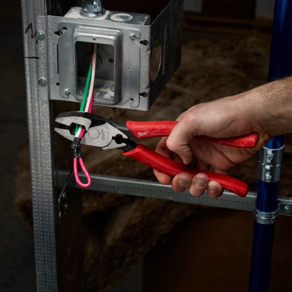 9" Comfort Grip High Leverage Lineman's Pliers & Crimper