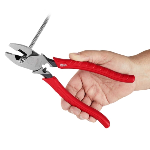 9" Comfort Grip High Leverage Lineman's Pliers & Crimper