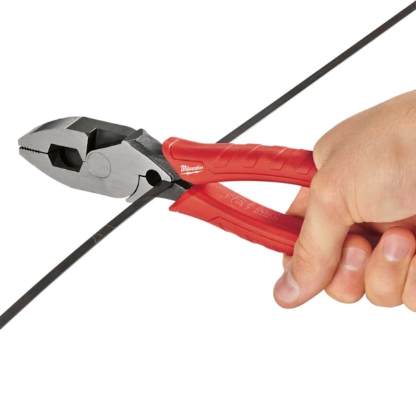 9" Comfort Grip High Leverage Lineman's Pliers & Crimper