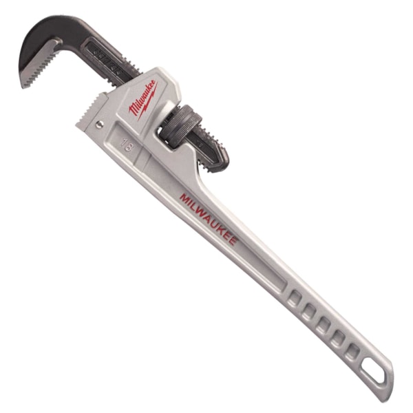 18"L x 2 1/2" Jaw Capacity Aluminum Pipe Wrench