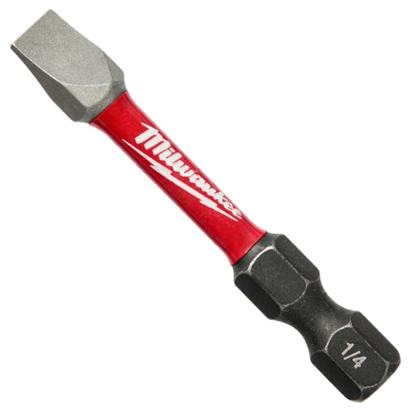 SHOCKWAVE™ 1/4" #10 Slotted 2" Impact Bits 