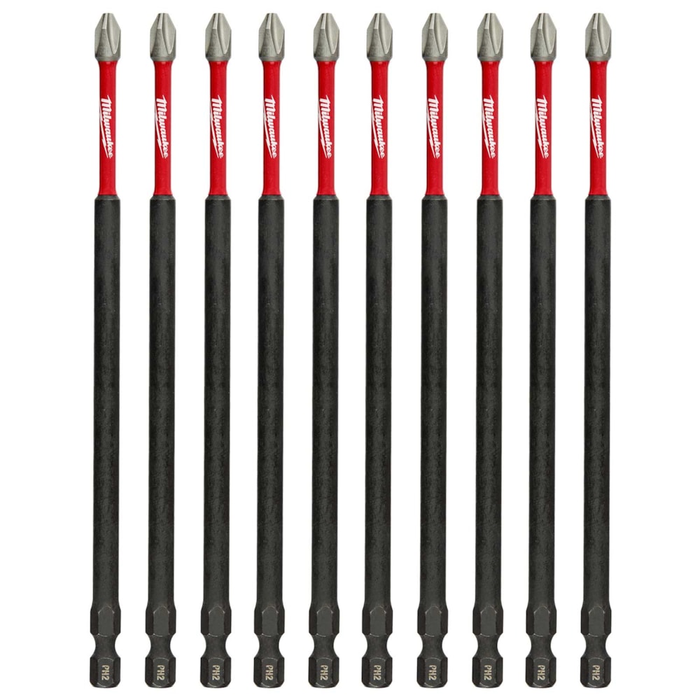 SHOCKWAVE™ #2 Phillips 6" Impact Bits 10/Pack