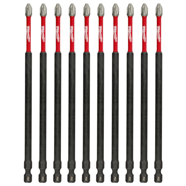 SHOCKWAVE™ #2 Phillips 6" Impact Bits 10/Pack