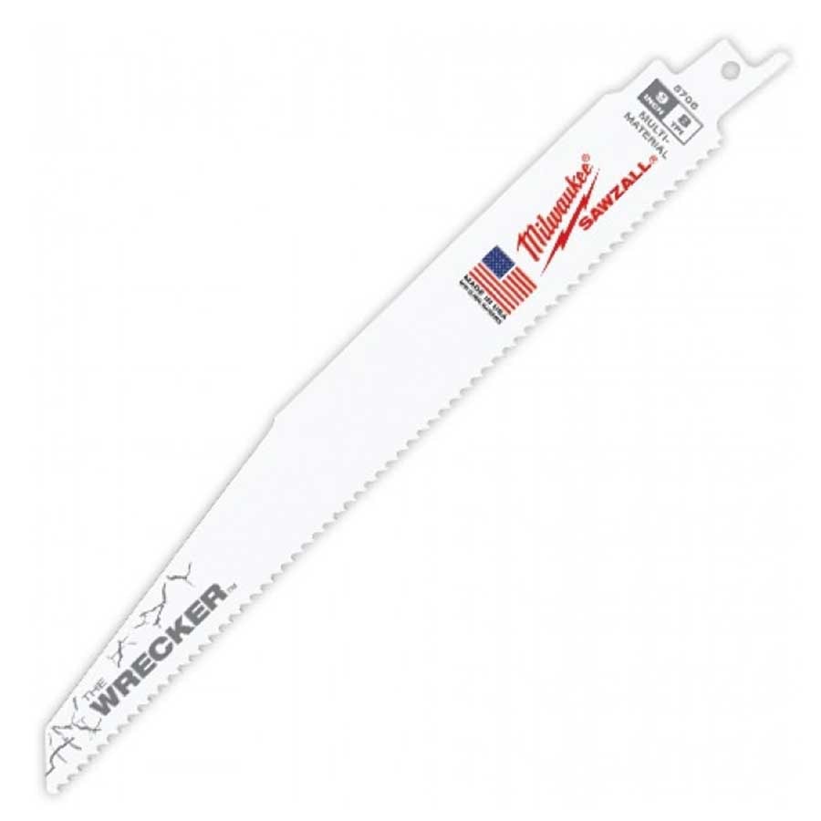 SAWZALL® WRECKER™ 9" 7/11TPI Multi-Material Demolition Recip Saw Blades 10/Pack